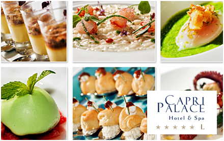 Food photography for L'Olivo by Capri Palace hotel