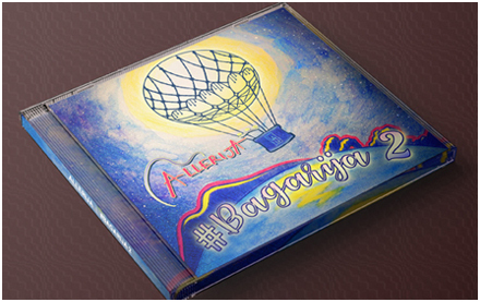 Watercolor & graphics CD cover for Allerija Band Capri